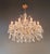 1920s Art Nouveau Maria Theresa Crystal Chandelier Lustre Brass Glass Antique For Sale - Image 4 of 9