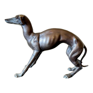 Art Deco Bronze Italian Greyhound Whippet