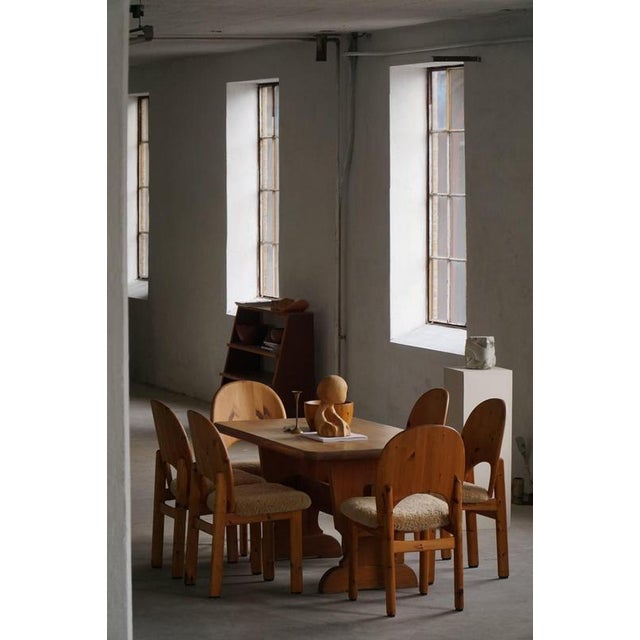 1940s Swedish Pine Dining Table from Åby Möbelfabrik, 1940s For Sale - Image 5 of 17