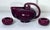 This is an American art pottery vintage "alladin or pelican" tilt tea pot. Featuring an aerodynamic streamline body, a...