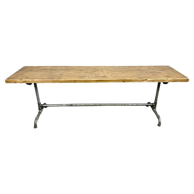 Industrial Dining Table, 1960s For Sale