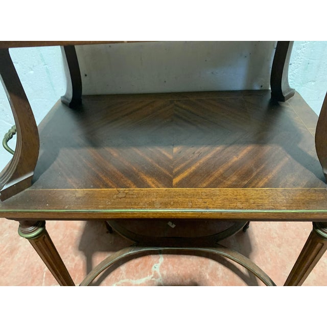 Louis XVI Style Serving Table in Mahogany, 1800s For Sale - Image 6 of 10