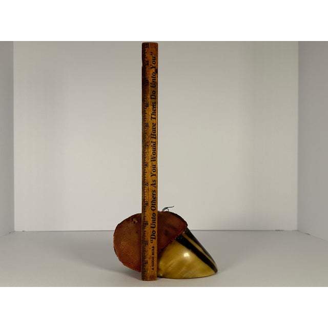 Black Victorian Taxidermy Bovine Hoof Pincushion For Sale - Image 8 of 9