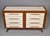 Italian Mid-Century Eight-Drawer Chest in Mahogany & Cream Lacquer For Sale - Image 4 of 12