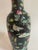Chinoiserie Vintage Chinese Famille Noire Porcelain Baluster Vase 12.5" Tall For Sale - Image 3 of 10