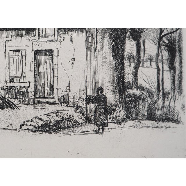 Eugène Corneau, the Locature, 1946, Etching For Sale - Image 5 of 6