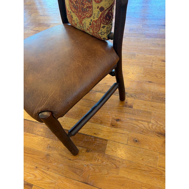 Rustic Early 20th Century Set of 12 Attributed to Old Hickory Furniture Co. Chairs For Sale - Image 3 of 10