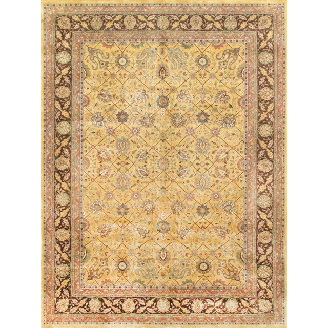 Pasargad Tabriz Collection Rug - 8'10" X 11'10" For Sale