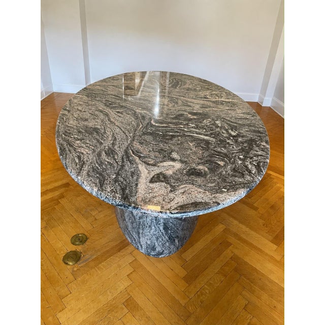 Custom Solid Vintage Granite Dining Table For Sale In New York - Image 6 of 6