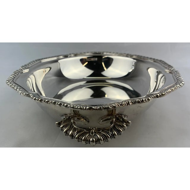 Mid-Century Modern 1960s Vintage Silverplate Serving Dish For Sale - Image 3 of 13