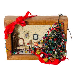 Vintage Artisan Christmas Miniature Diorama