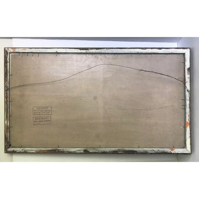 1920's Kurt Haase-Jastrow Original Framed Painting For Sale In Los Angeles - Image 6 of 8