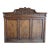 Antique French Oak Headboard ~ Wall Decor For Sale