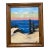 Coastal Beach Seascape Original Oil Painting, Signed For Sale