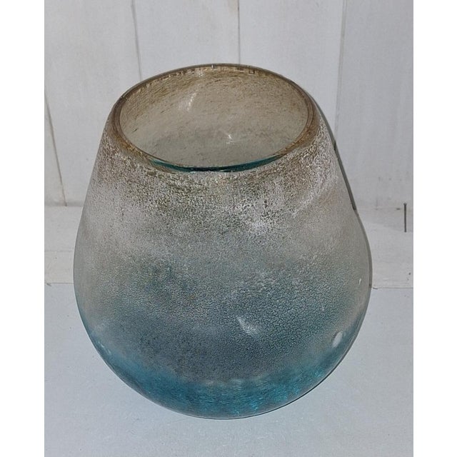 Vintage Glass Vase, 1970s, in Very Good conditions. Designed 1970 to 1979