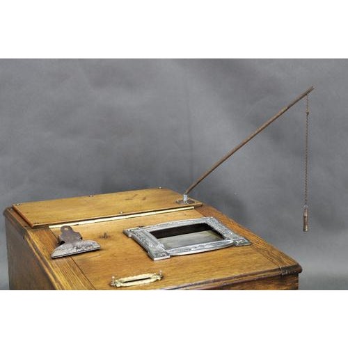 1900 - 1909 Antique Wooden Cash Register, 1900s For Sale - Image 5 of 18