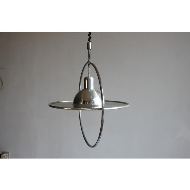 Saturn Pendant Lamp in Aluminium, 1970s For Sale - Image 6 of 18