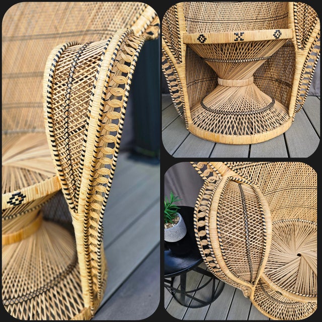1960s 1960s Boho Peacock Chair For Sale - Image 5 of 13
