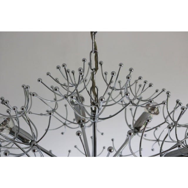 Mid-Century Dandelion Chandelier by Gaetano Sciolari, 1960s For Sale - Image 9 of 12