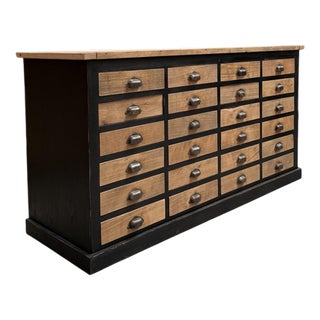 Early 20th Century Workshop Cabinet with 24 Drawers For Sale