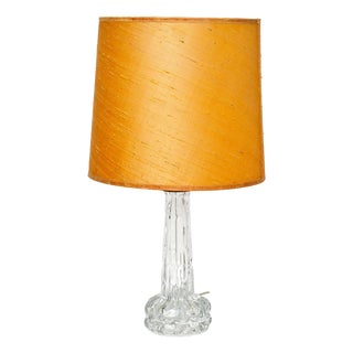 Glass Model RD Table Lamp by Carl Fagerlund for Orrefors, 1960 For Sale