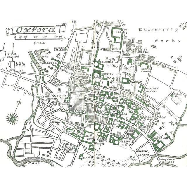 "Oxford: As It Was and as It Is Today" 1939 Hobhouse, Christopher For Sale - Image 11 of 11