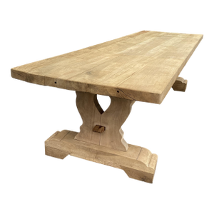 10Ft. Antique French Weathered Oak Farmhouse Table