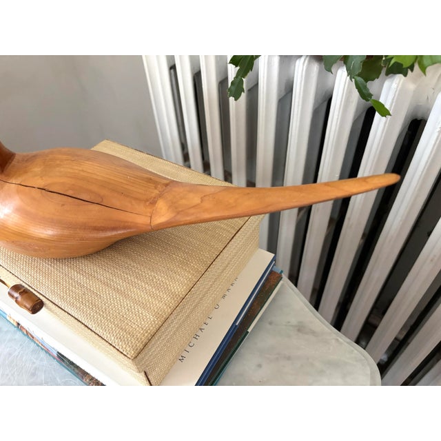 1971 Vintage Wooden Long-Tail Duck Decoy For Sale - Image 6 of 9