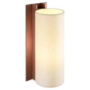 Beige and Walnut TMM Largo Wall Lamp by Miguel Milá