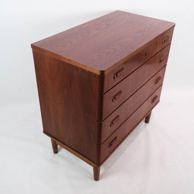 Danish Teak Chest of Drawers, 1960s For Sale - Image 11 of 18