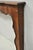Antique Italian Provincial Carved Serpentine Scalloped Walnut Fireplace Mantel For Sale - Image 14 of 18
