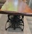 Royal Standard 1920s Live Edge Sofa Table - Reclaimed Standard Sewing Machine Base For Sale - Image 4 of 5