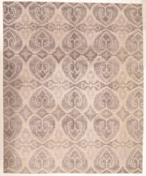 Pasargad NY Indo Ikat Bambo Silk Hand-Knotted Rug - 8'2" x 10'