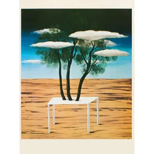 1972 After Rene Magritte "The Oasis", First Edition Photogravure