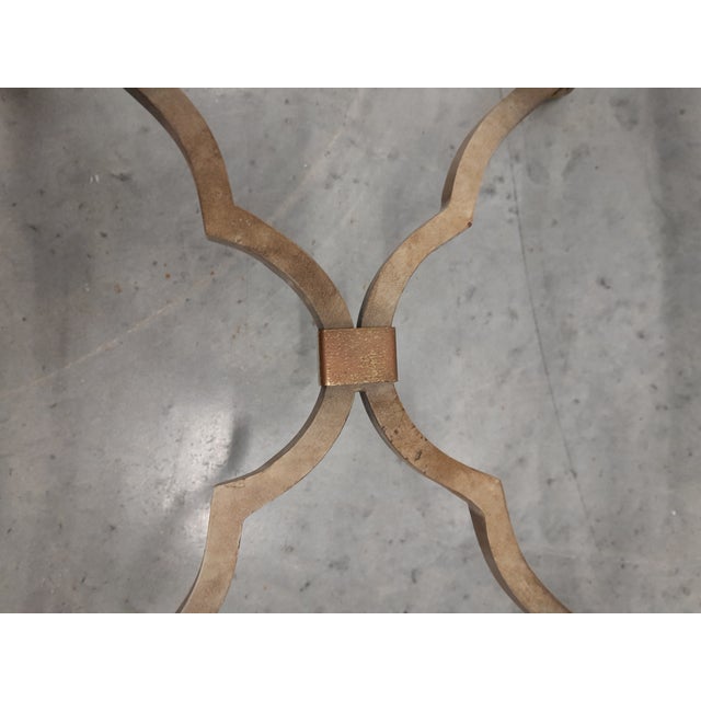 Set of 3 Glass-Top Drexel Heritage Occasional Tables For Sale In Miami - Image 6 of 12