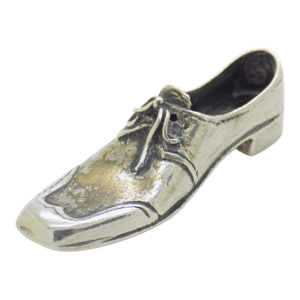 Vintage Italian Handmade Genuine Sterling Silver 925 Men’s Shoe Heavy Miniature