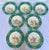 Minton Antique Mintons for Tiffany & Co. Pierced Floral Cabinet 9" Plates - Set of 7 For Sale - Image 4 of 13
