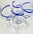 Cobalt Ribbon Goblets- Set of Four For Sale - Image 6 of 12