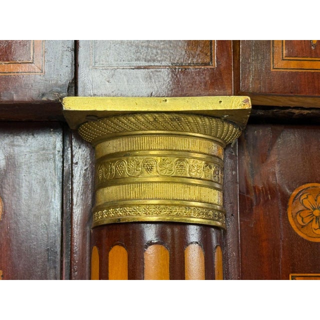 A Pair of Italian Neoclassical, Marquetry, Satinwood, Demilune Chests, Italy, 19th C. For Sale - Image 13 of 18