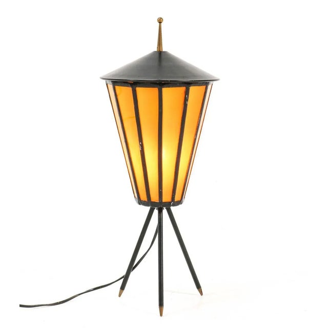 Mid-Century Modern French Mid-Century Modern Table Lamp, 1950s For Sale - Image 3 of 12