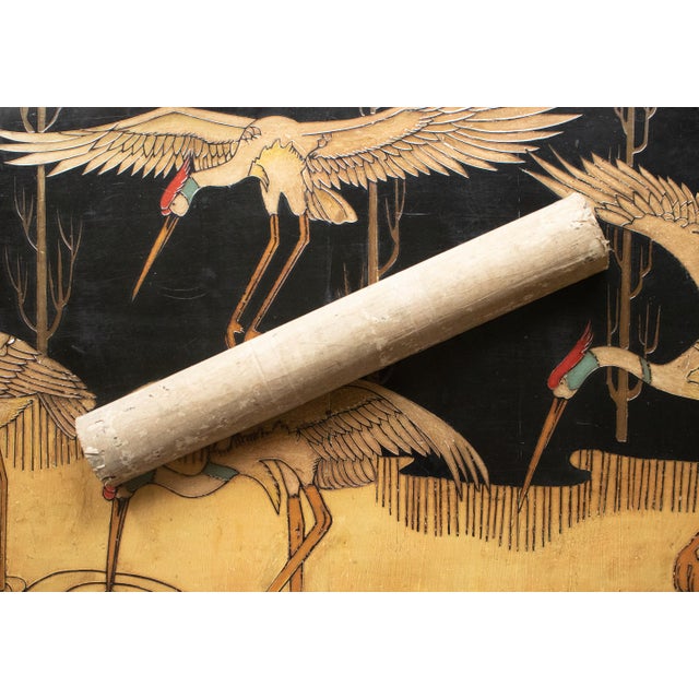 Antique Japanese Scroll Painting "Minister Takenouchi No Sukune and Empress Jingū" For Sale - Image 16 of 18