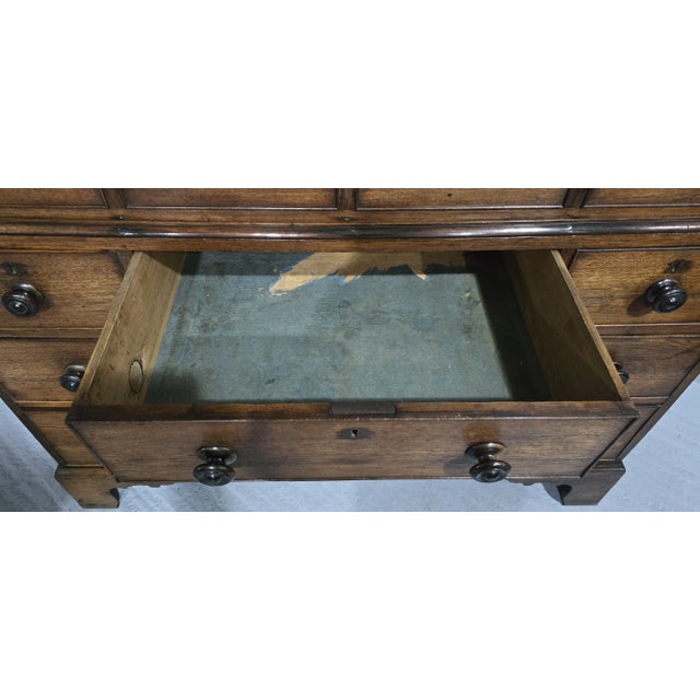 Georgian Oak and Elm Livery Cupboard, 1750s For Sale - Image 9 of 13