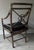 Authentic Vintage McGuire Target Rattan and Rawhide Armchair with leather seat, featuring Mc Guire’s beautifully crafter...