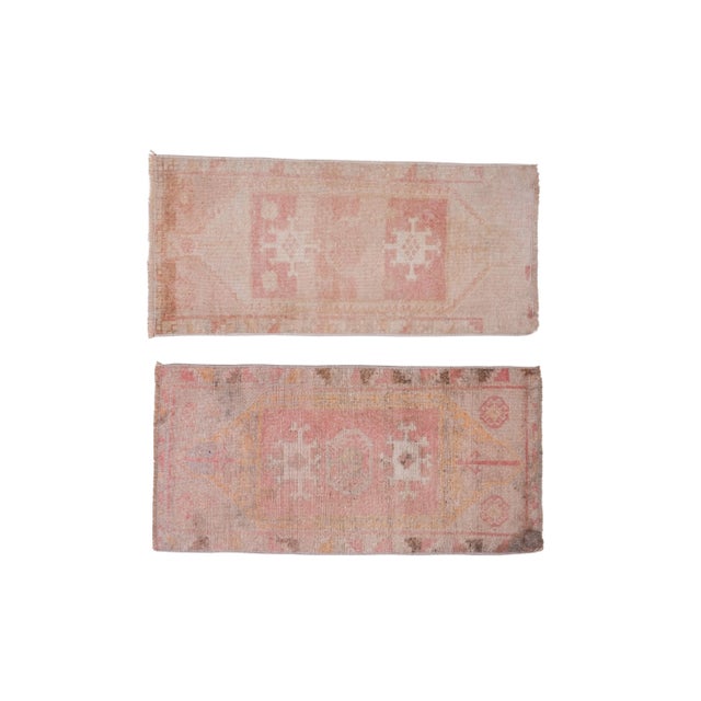 Hand Knotted Door Mat, Entryway Rug, Bath Mat, Kitchen Decor, Small Rug, Turkish Rug 18'' x 37'' / 45 X 93 cm 19'' x 38''...