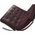 2000 - 2009 Barcelona Chair in Burgundy Leather by Ludwig Mies van der Rohe, 2000s For Sale - Image 5 of 18