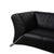 Modern 322 2-Seater Sofa in Black Leather from Rolf Benz For Sale - Image 3 of 12