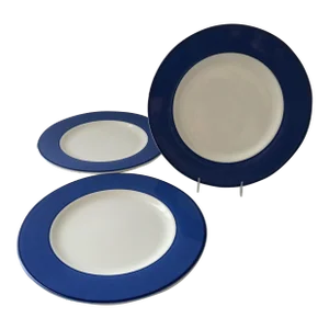 Vintage Pagnossin Salad/Bread Plates Treviso Spa Blueberry Italy- Set of 3