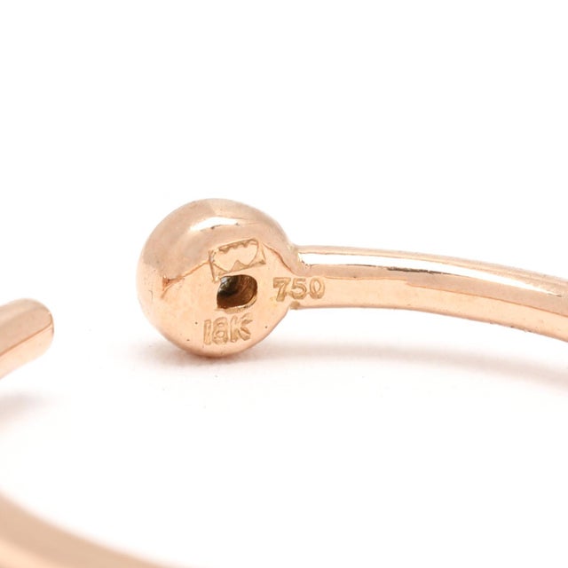 Early 21st Century Diamond Negative Space Band Ring, 18k Rose Gold, Ring Size 6.25 For Sale - Image 5 of 6