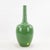 Pair of Monochrome Green Porcelain Bottle Vases For Sale - Image 4 of 10