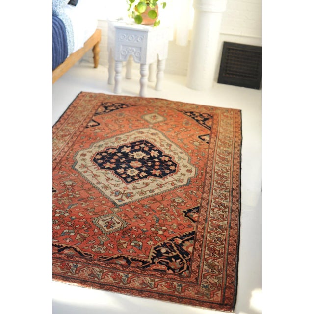 Persian 1930s Felicity Rug, 4.3 x 6.8 For Sale - Image 3 of 11